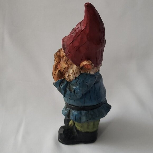 Bobblehead gnome vintage hands at mouth metal heavy 9"h - Picture 6 of 13